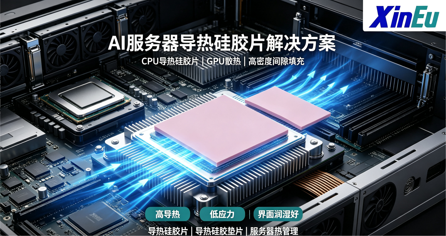 AI服务器导热硅胶片解决方案
