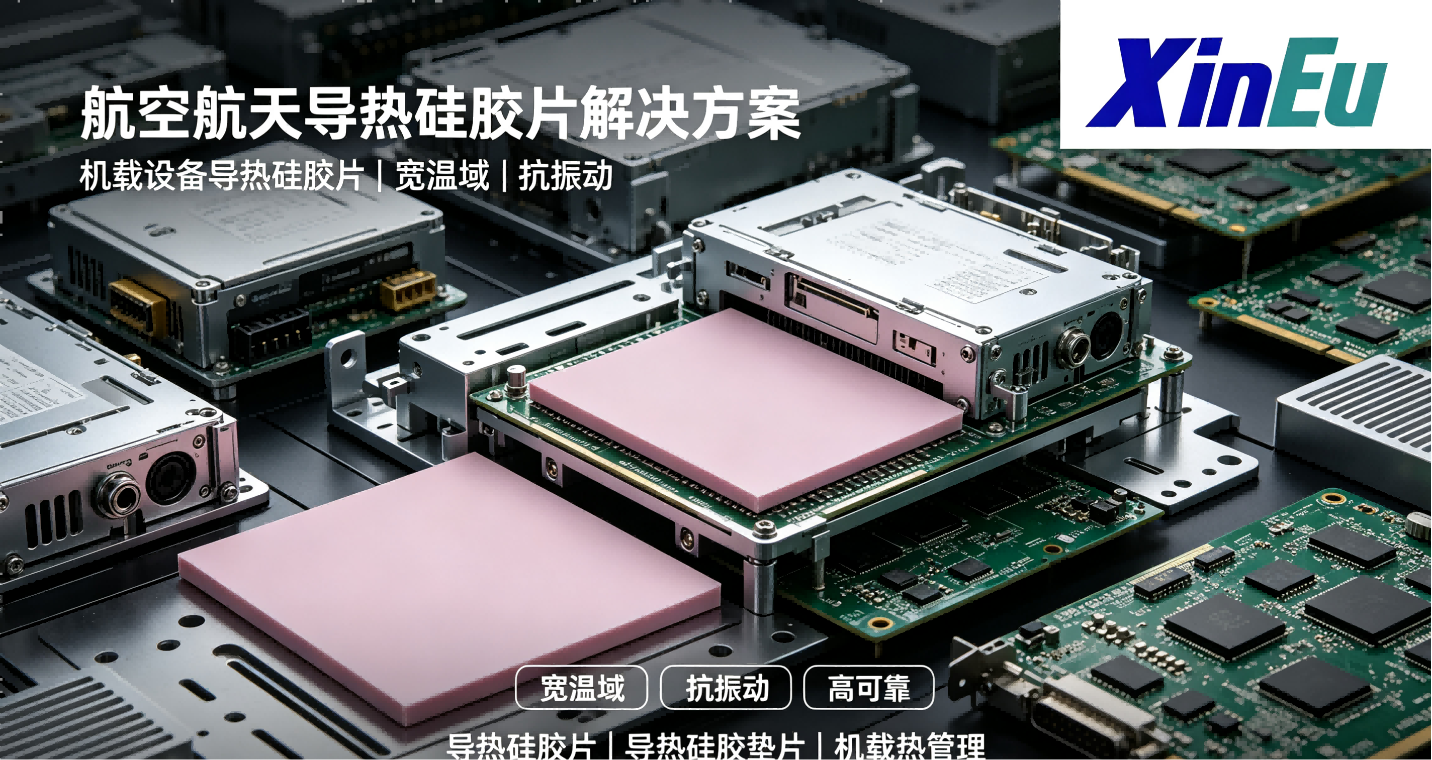 航空航天导热硅胶片解决方案