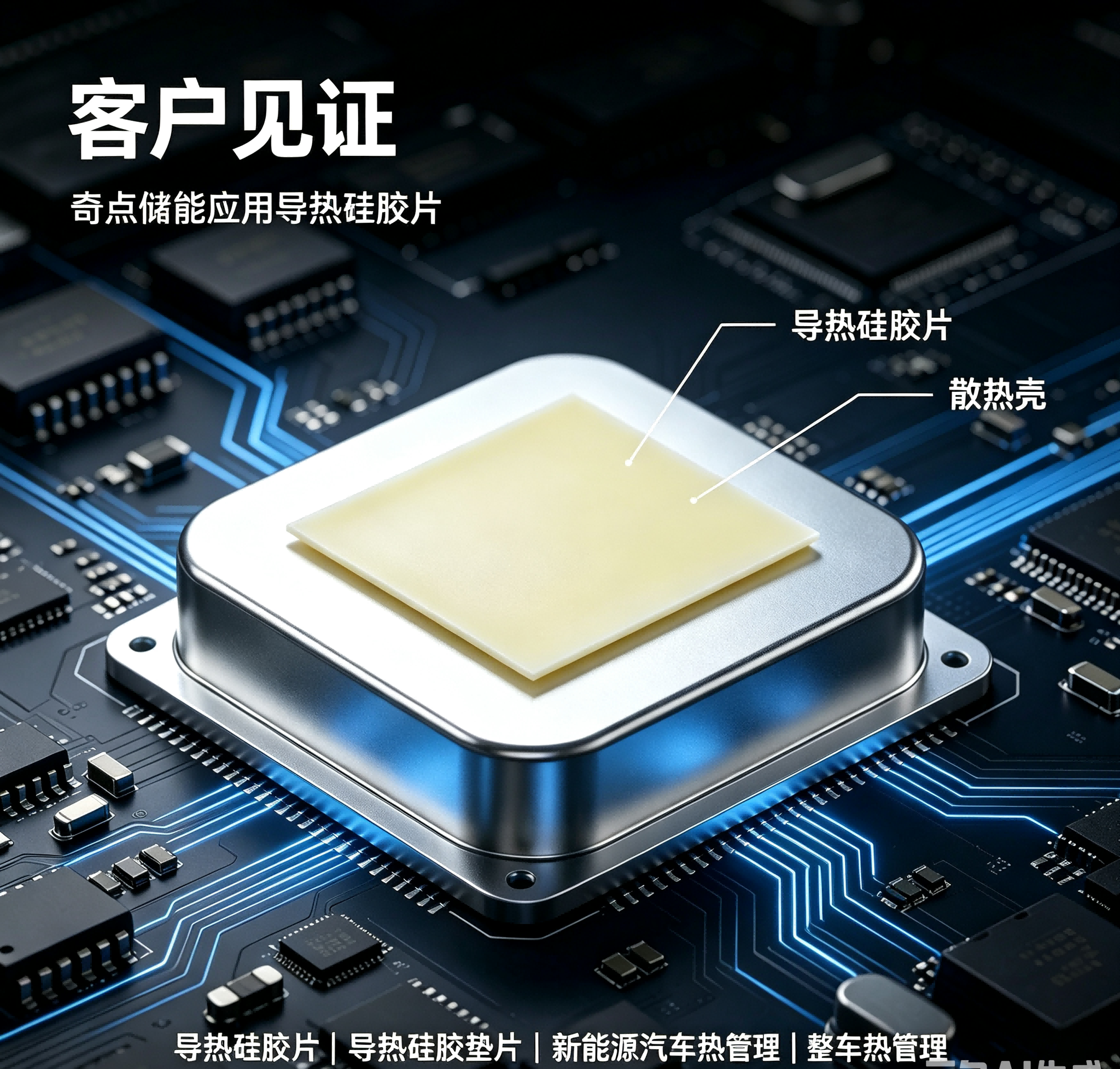 奇点储能应用导热硅胶片